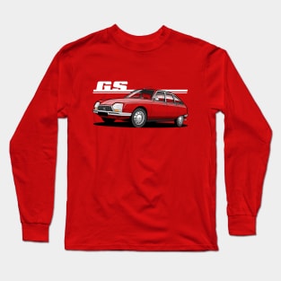 Citroen GS transparent illustration Long Sleeve T-Shirt